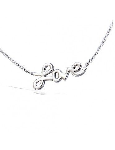 Collar De Plata Love 51ER040