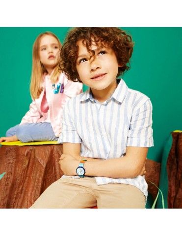 Reloj Flik Flak Niño Stripyboy FPNP056