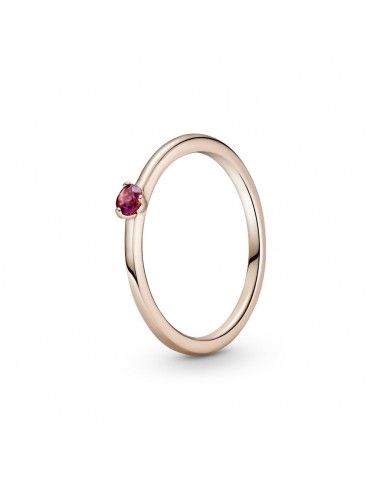 Anillo Pandora Rose Solitario Rojo 189259C01-54