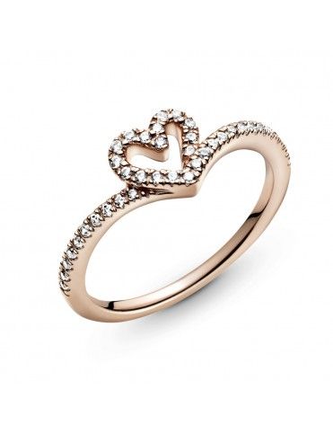 Anillo Pandora Rose Corazón Espumoso Brillante 189302C01-52