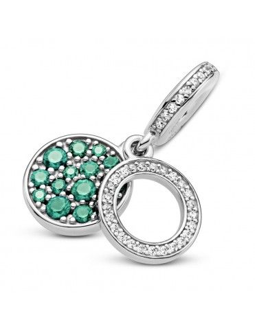 Charm Colgante Doble Disco...