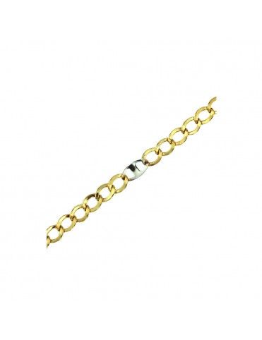 Pulsera Oro 18K Amarillo Y Blanco 624-00194