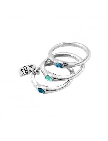 Anillo Uno De 50 Happy Blue...