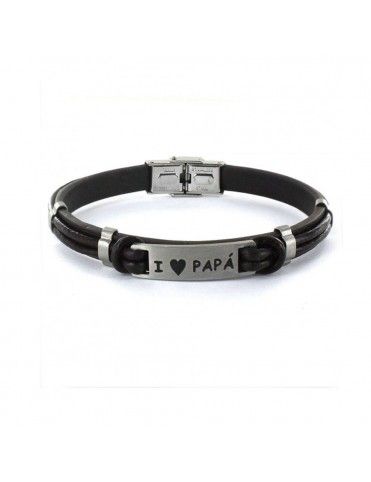 Pulsera Acero Hombre I Love...