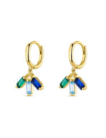 Pendientes De Plata Bañados...