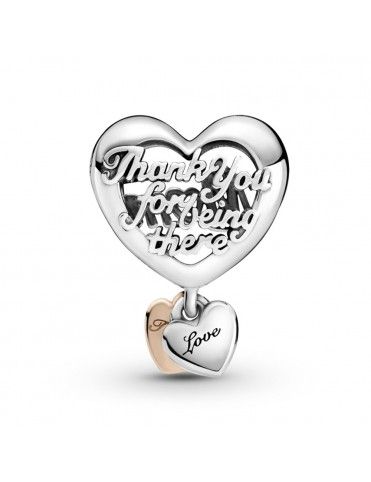 Charm Pandora Rose Corazón Gracias Mamá 789372C00