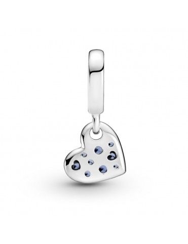 Charm Colgante Pandora Corazón Azul Estelar Pavé 799404C01