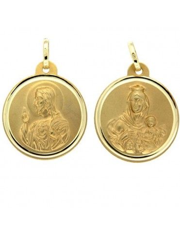 Escapulario Oro 18kts 22mm...