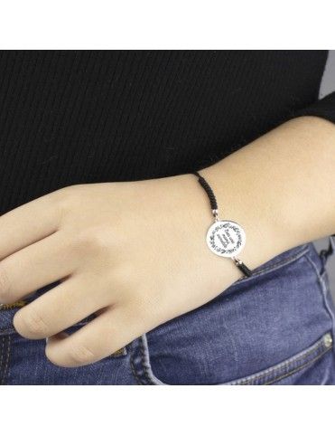 Pulsera De Plata Cordón Eras Una Mamá Increíble 115594