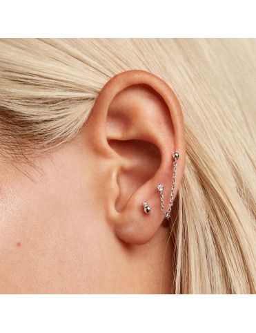 Set Pendientes PDPAOLA Musketeer Silver AR02-384-U