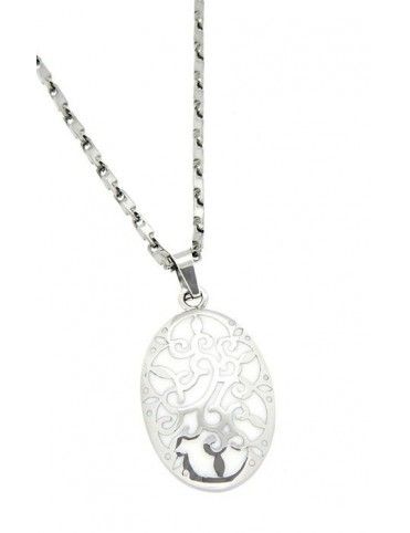 COLLAR MRJY ACERO MUJER STP-EI-03/STN-EI-01