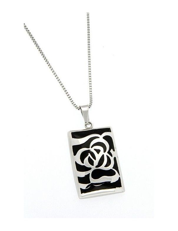 COLLAR MRJY ACERO MUJER STP-EI-06/STN-EI-02