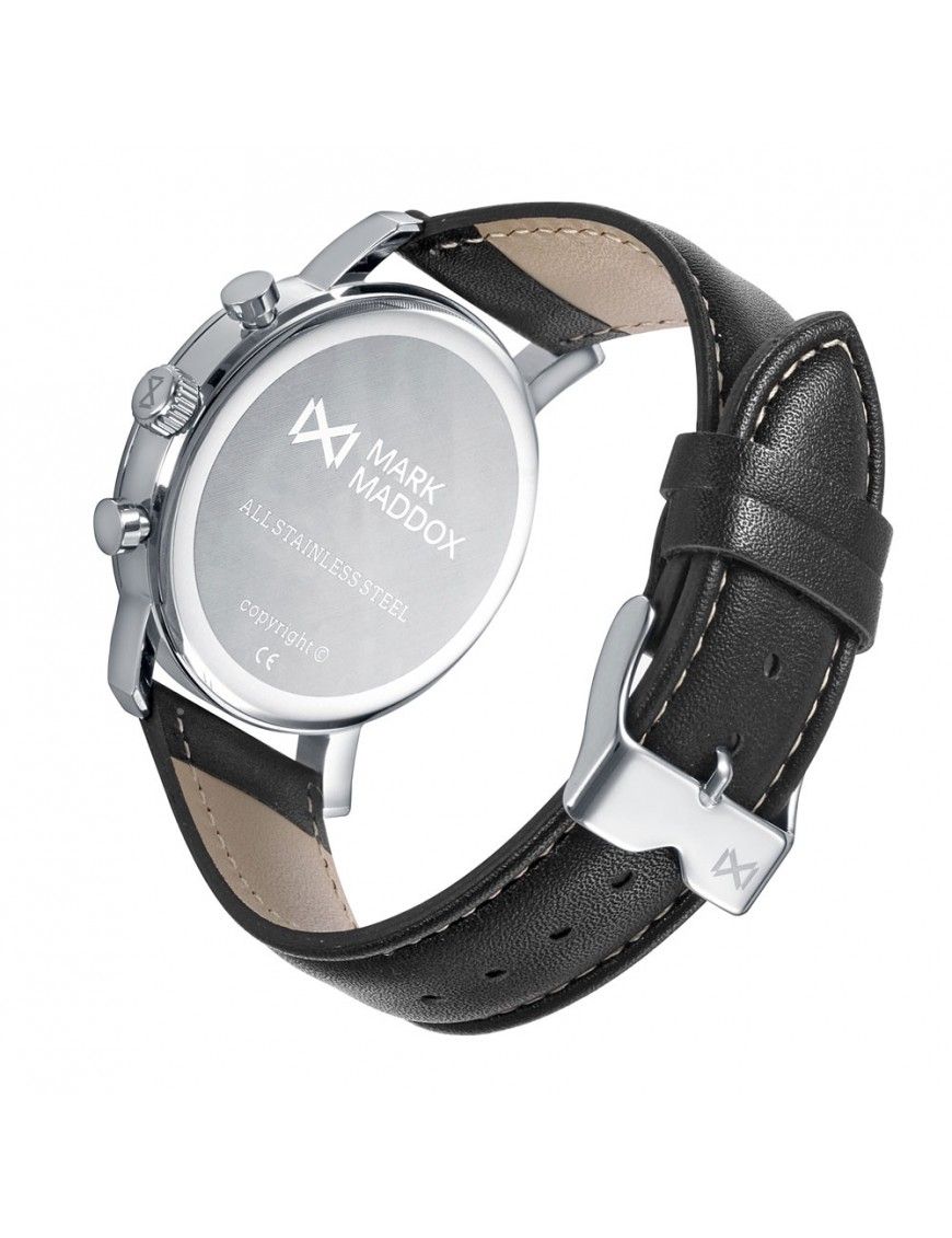 Mark Maddox Orologio Unisex HM7145-55, Quadrante Multicolore, Bracciale In Acciaio, Collezione New - copertina