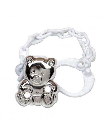 Chupetero Plata Osito 01153