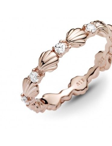 Anillo Pandora Rose Banda Cocha Brillante 188946C01-50
