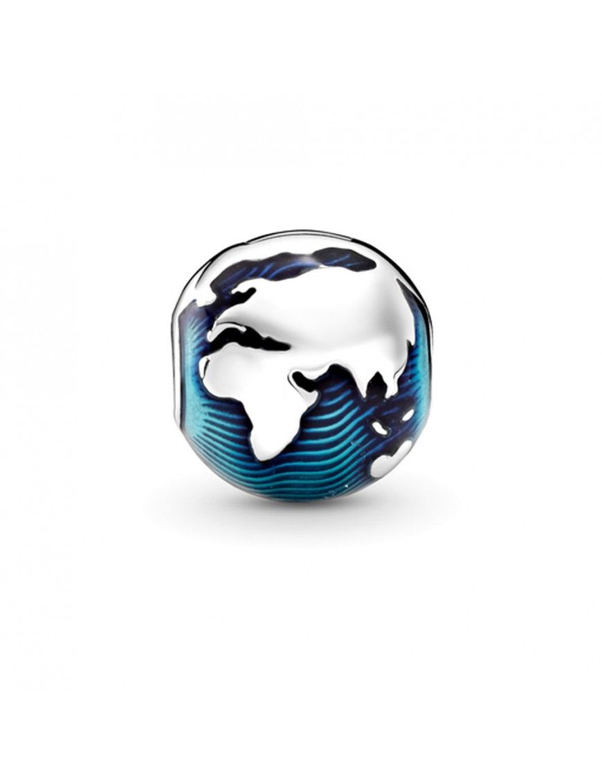 Clip Pandora Globo Terráqueo Azul 799429C01