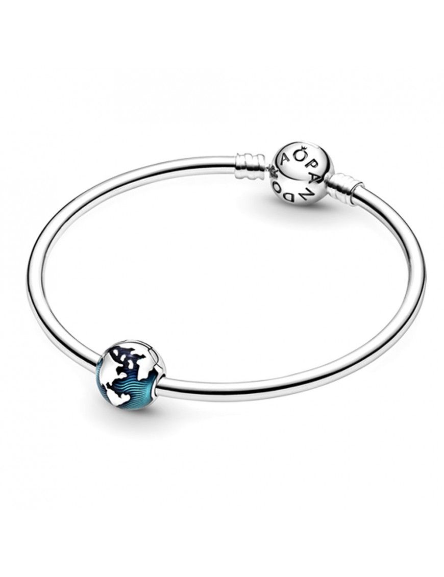 Clip Pandora Globo Terráqueo Azul 799429C01