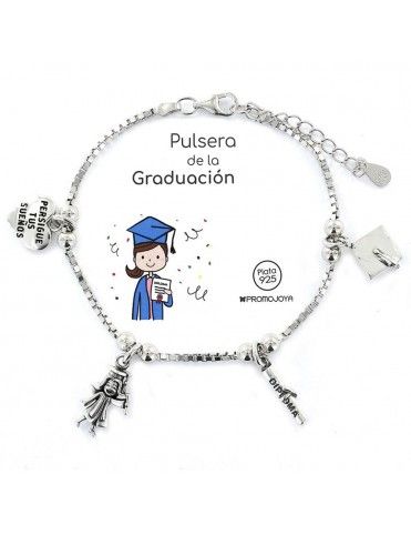 Pulsera De Plata Graduación...