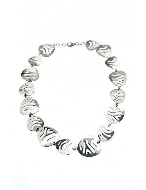 COLLAR MRJY PLATA KN1382