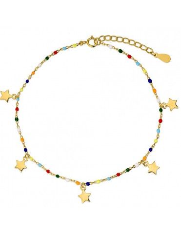 Pulsera Tobillera De Plata...