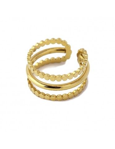 Anillo Anartxy Acero Dorado...