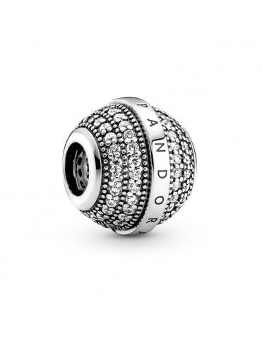 Charm Pandora Pavé & Logo 799489C01