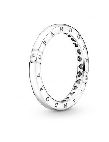 Anillo Logotipo & Corazones Pandora 199482C01-52