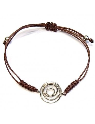 Pulsera De Plata Macramé...