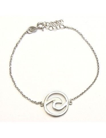 Pulsera De Plata Ola...