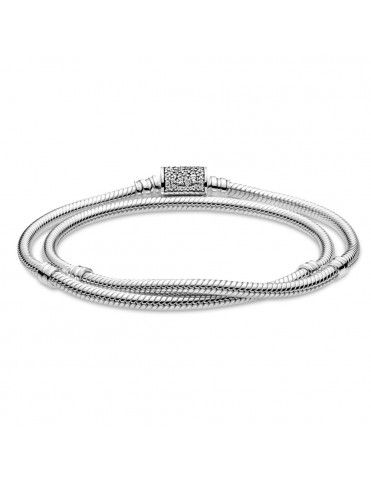 Pulsera Pandora Moments Cierre Doble Envoltura 599544C01-D17