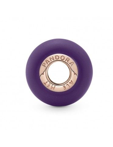 Charm Pandora Cristal De Murano Morado Mate 789547C00