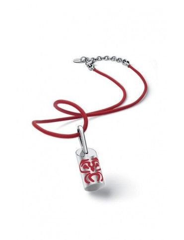 COLLAR SWATCH ACERO FLUONIK ROJO JPR012-U