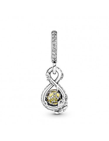 Charm Colgante Pandora Infinito & Rosa Bella de Disney 399525C01