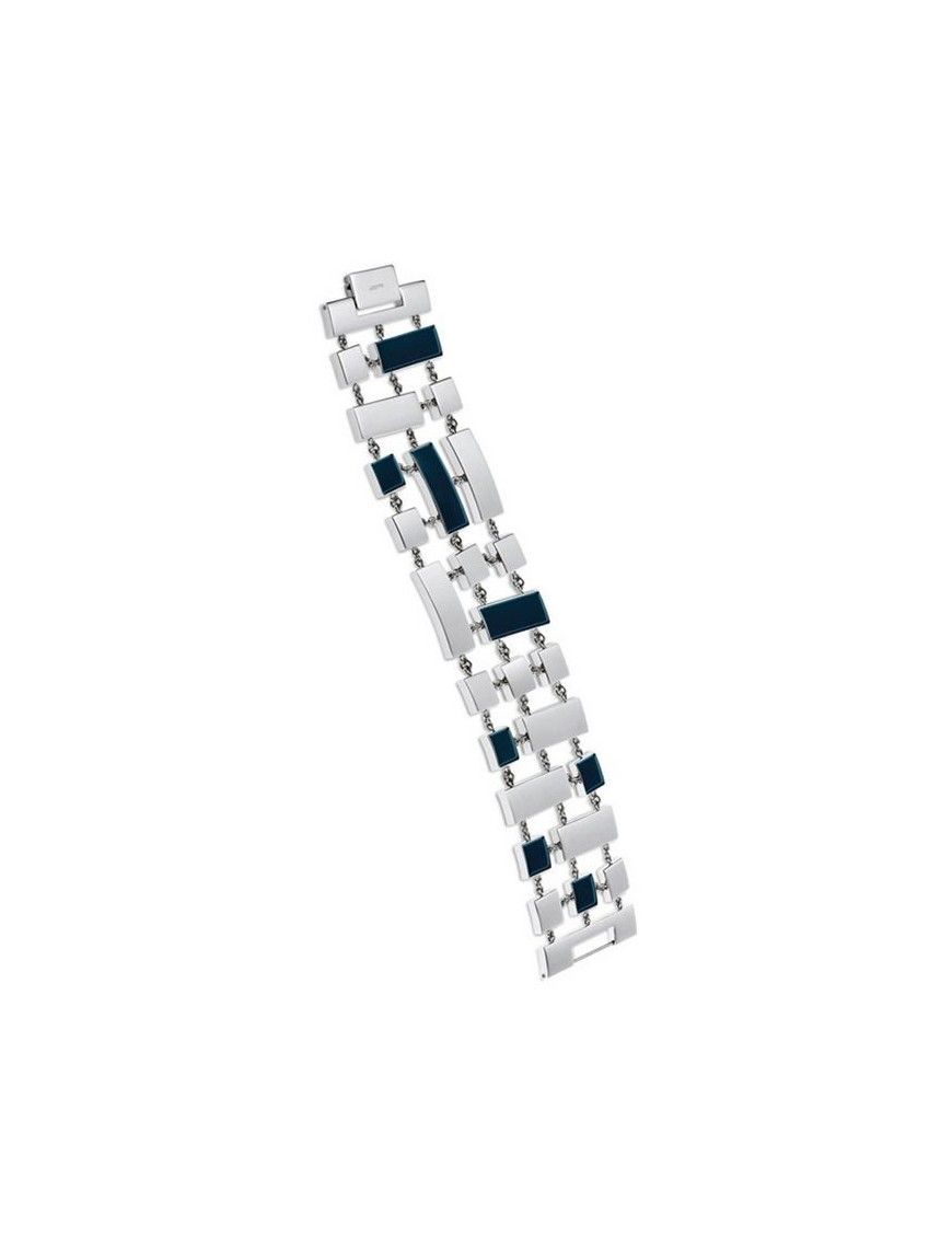 PULSERA SWATCH ACERO QUADRILITA BLUE JBS021-S