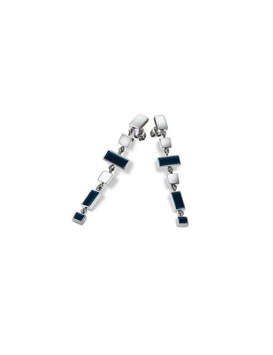 PENDIENTES SWATCH ACERO QUADRILITA BLUE JES016-U