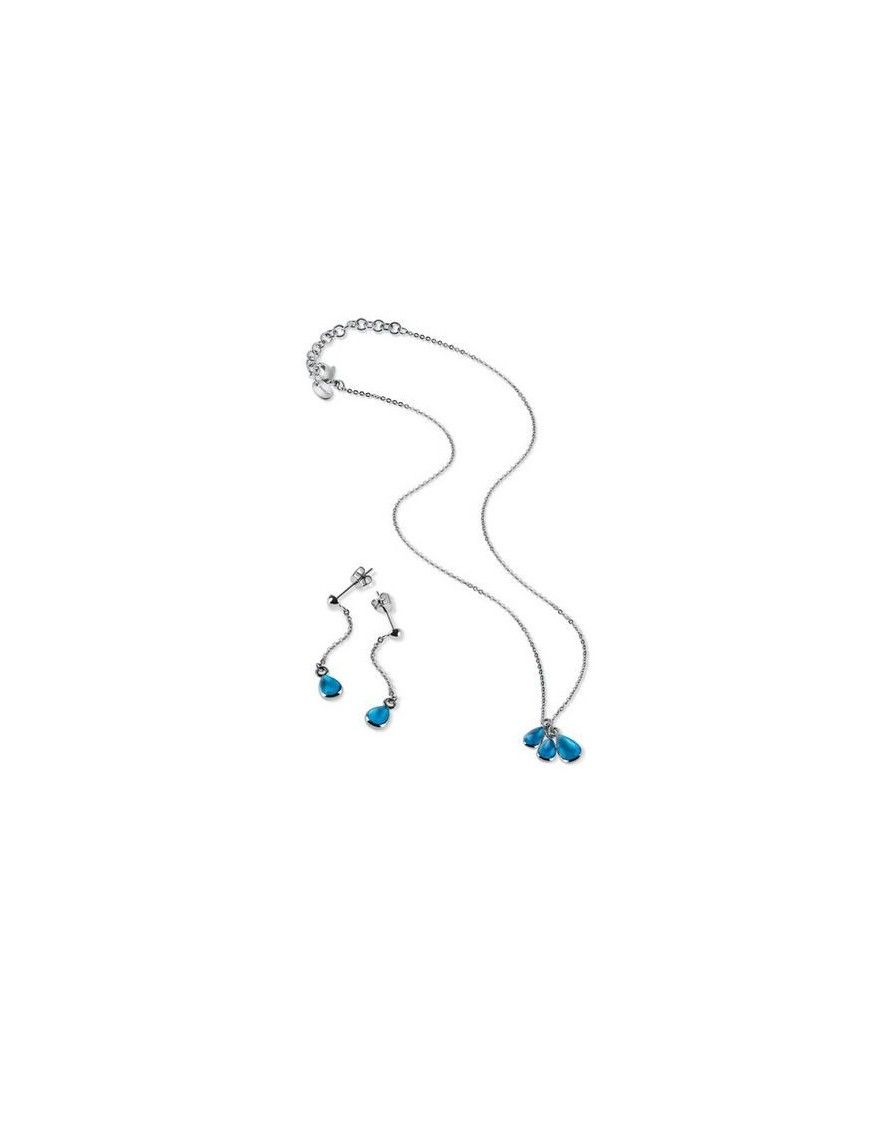 SET COLLAR Y PENDIENTES SWATCH ACERO JSEPS001-U