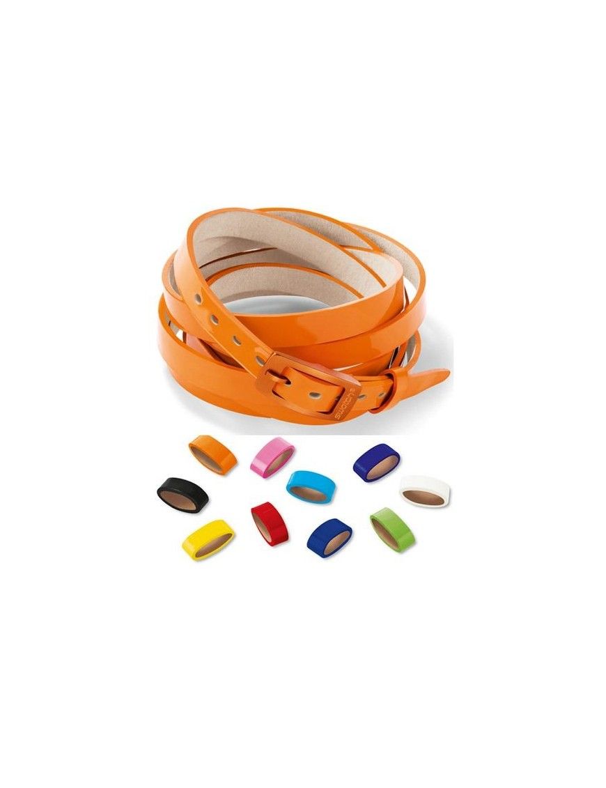 PULSERA SWATCH PIEL COLOUR CODE ORANGE JBO010-U