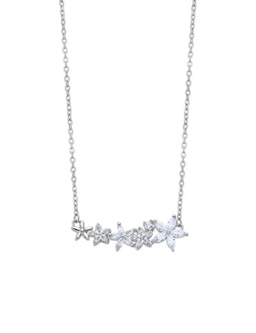 Collar Lotus Silver Mujer...