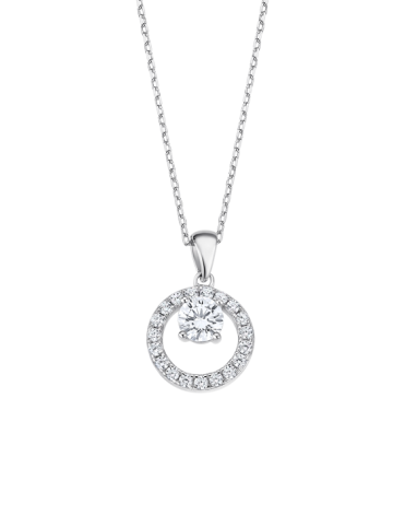 Collar Lotus Silver Mujer...