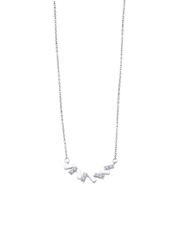 Collar Lotus Silver Mujer...