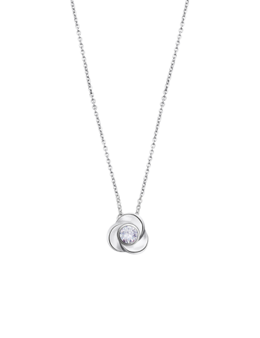 Collar Lotus Silver Mujer...