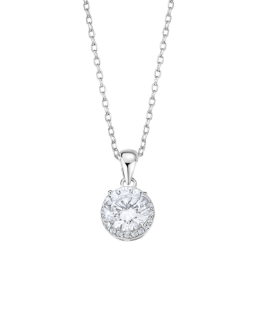 Collar Lotus Silver Mujer...