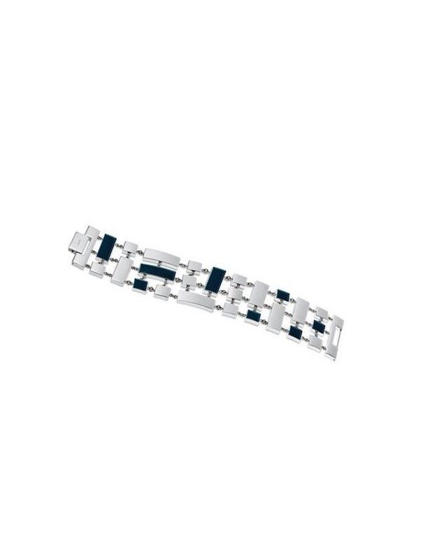 PULSERA SWATCH ACERO QUADRILITA BLUE JBS021-M