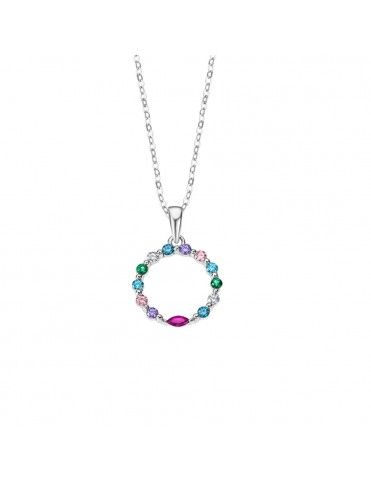 Collar Lotus Silver Mujer...