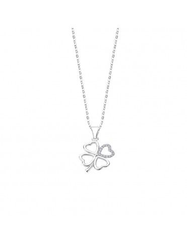 Collar Lotus Silver Mujer...