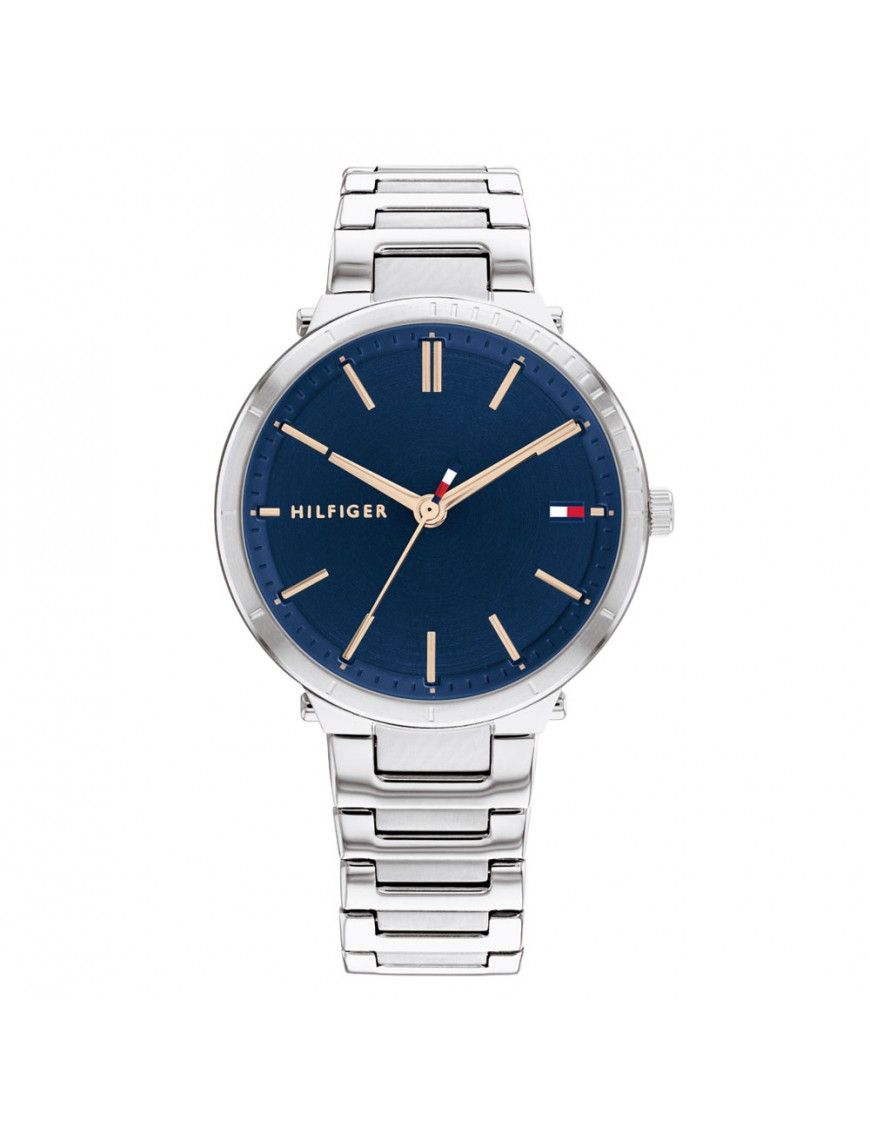 Reloj Tommy Hilfiger de señora Dress de acero inoxidable con nácar, azul IP  THU0170