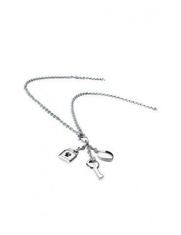 COLLAR MORELLATO LUCCHETTO CHIAVE ACERO 9402