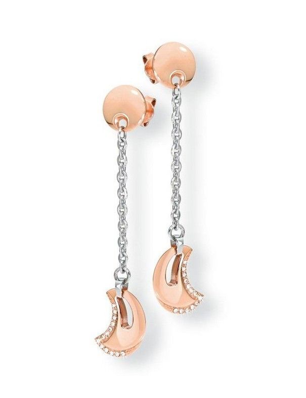PENDIENTES MORELLATO ALISEO LUNA ACERO J309