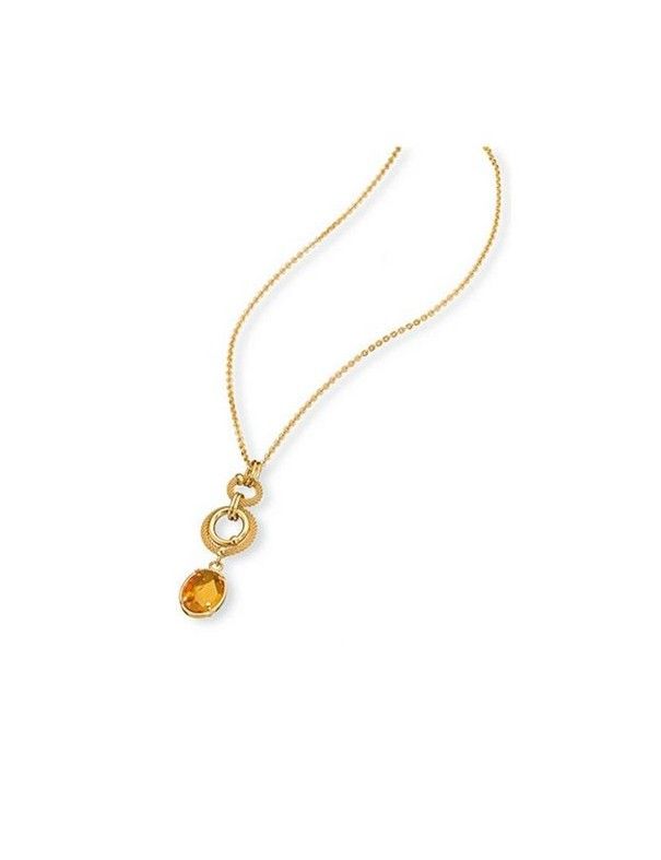 COLLAR MORELLATO INDIA GIALLO ACERO O605