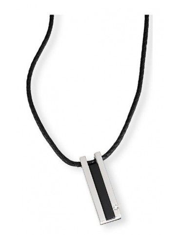 COLLAR MORELLATO ACERO NOIR AA04